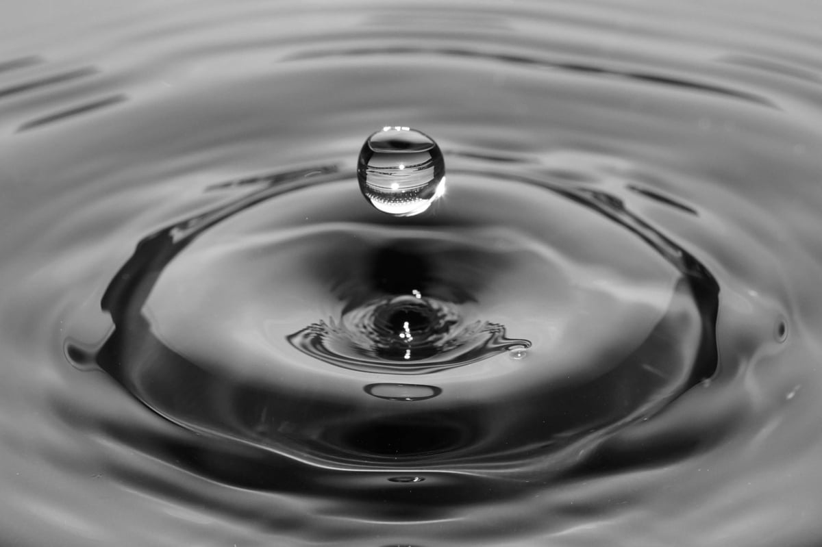 circle clodeup water drop