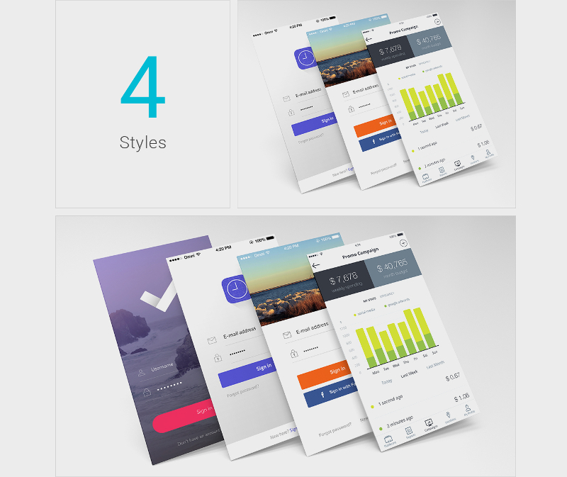 Download 22 Perspective App Screen Mockup Free Premium Templates PSD Mockup Templates