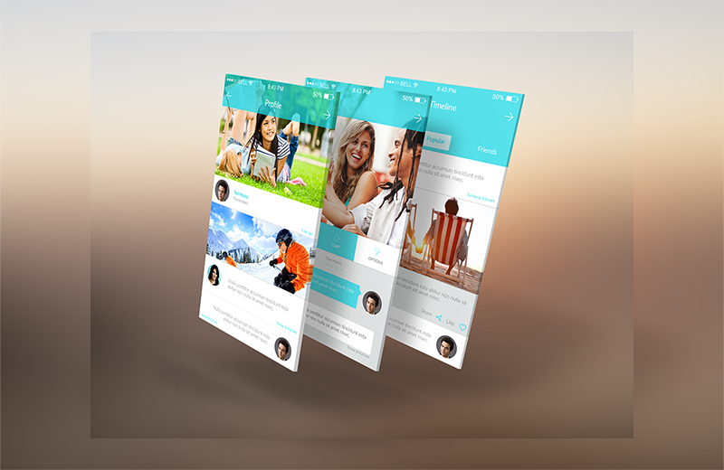Download 22 Perspective App Screen Mockup Free Premium Templates PSD Mockup Templates