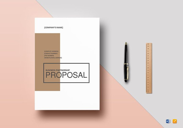 business partnership proposal template in word