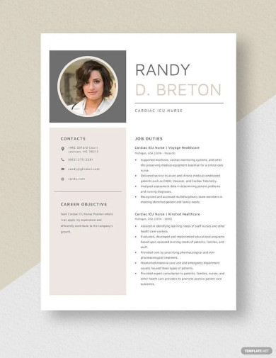 17+ Nurse Resume Templates - PDF, DOC