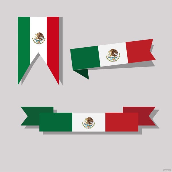 free mexican flag banner template