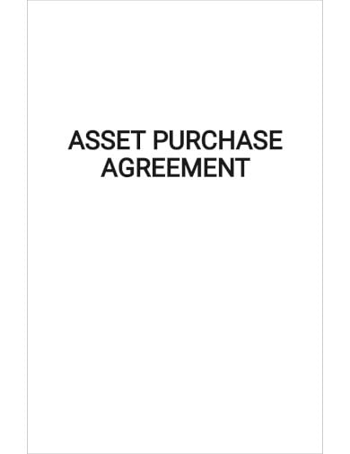 free simple asset purchase agreement template