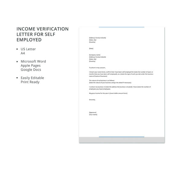 Income Verification Letter - 7+ Free Word, PDF Documents Download