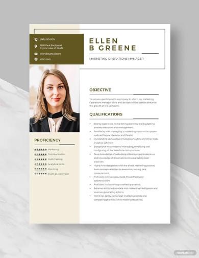 12+ Operations Manager Resume - Free Sample, Example, Format