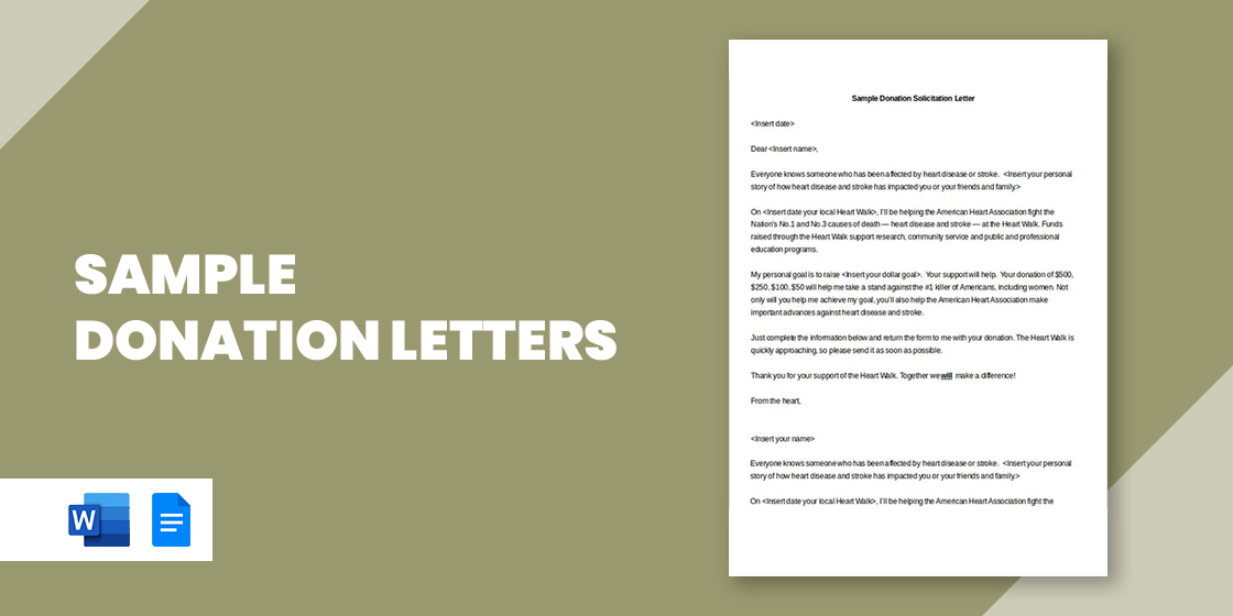 17 Free Donation Letter Templates for Schools