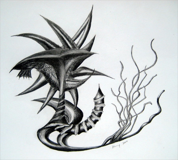 neptune tattoo drawing