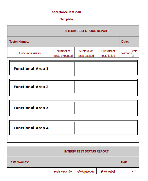 14+ Simple Test Plan Templates - Word, PDF | Free ...