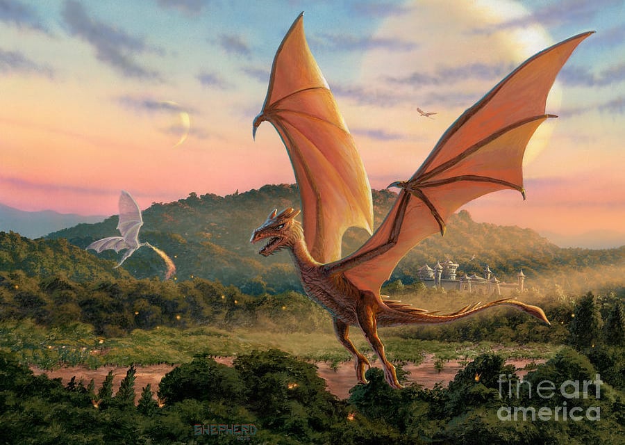 dragon fantasy painting