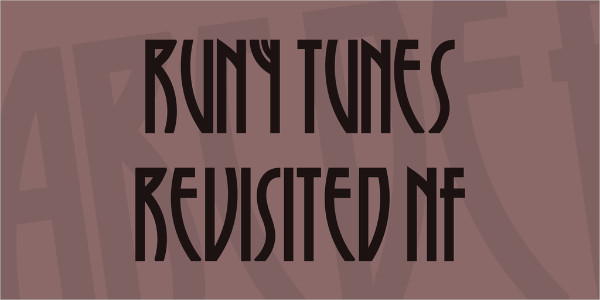 runy tunes revisited nf font