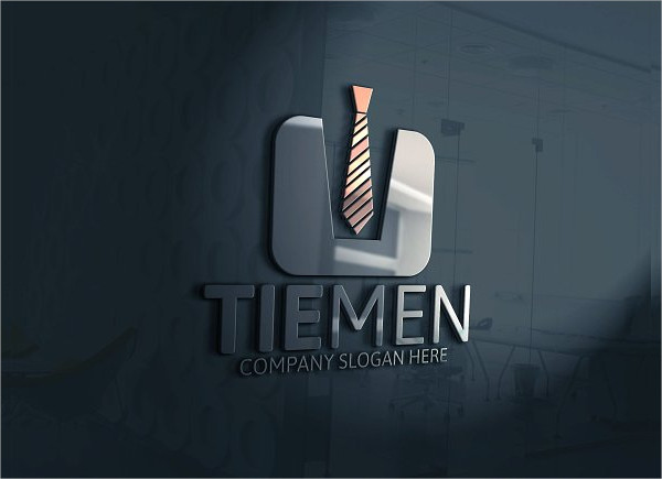 tie men logo template