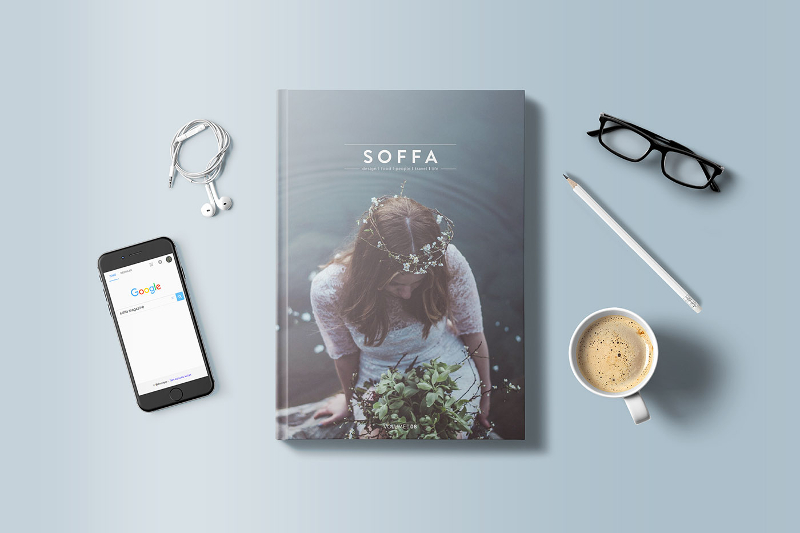 beautiful book mockup