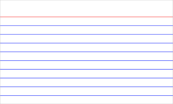 how to print on 3x5 index cards