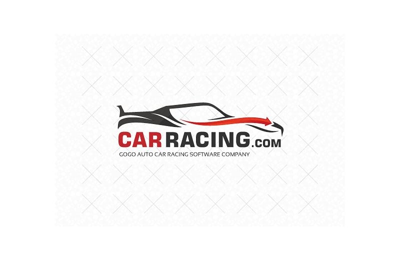 car racing logo design