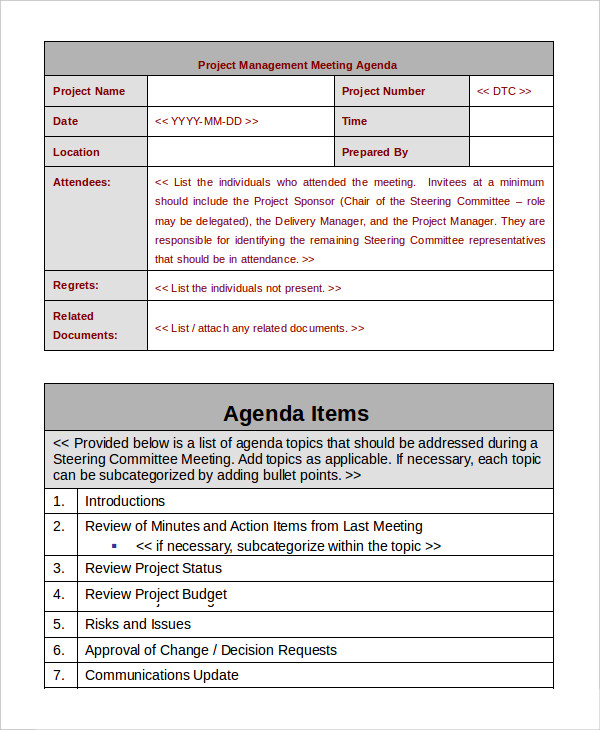 18  Simple Project Management Templates Word PDF Docs