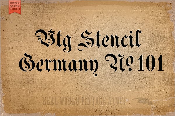 germany style font