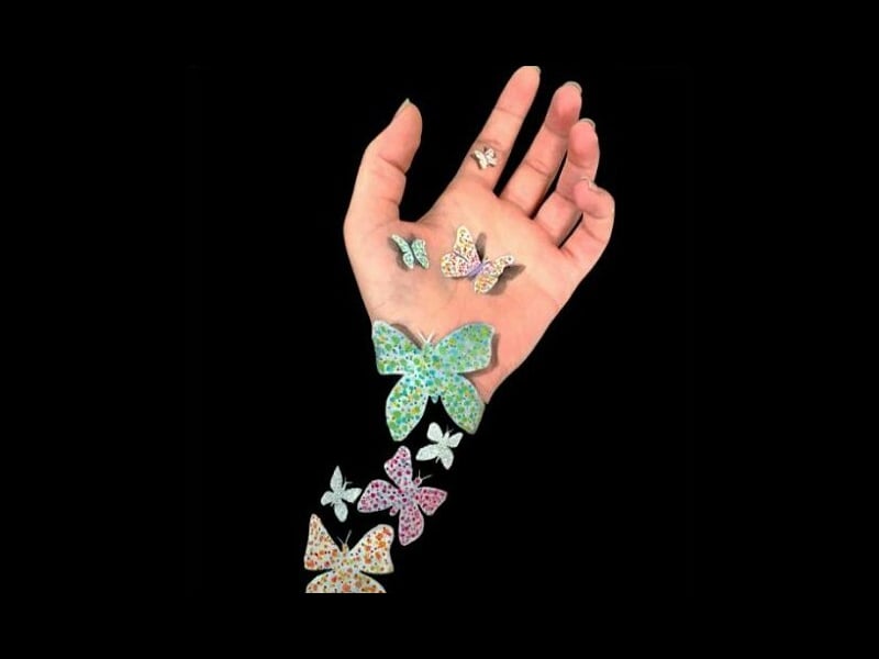 amazing butterfly artwork
