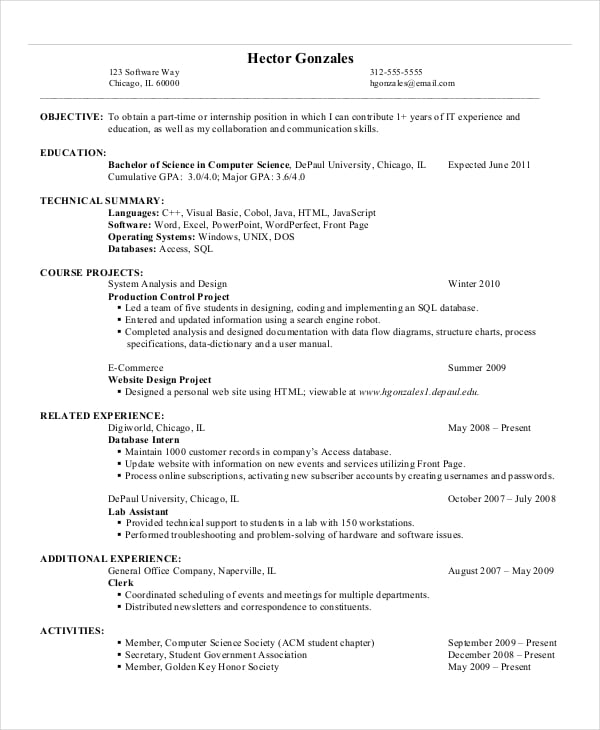 entry-level-computer-science-resume-in-pdf