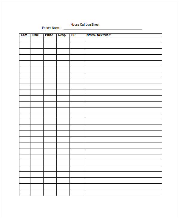 call-log-template-google-sheets