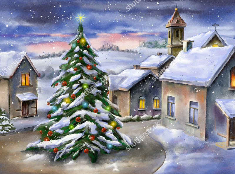 20+ Inspiring Christmas Paintings