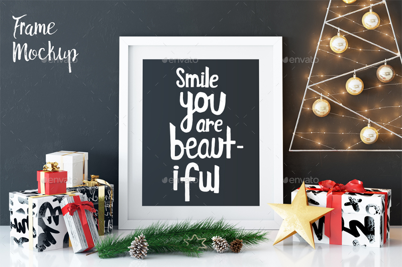 frame photoshop templates free photo Beautiful Free  26 Christmas Premium  Templates  & Mockups