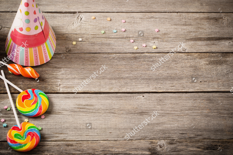 wooden birthday background