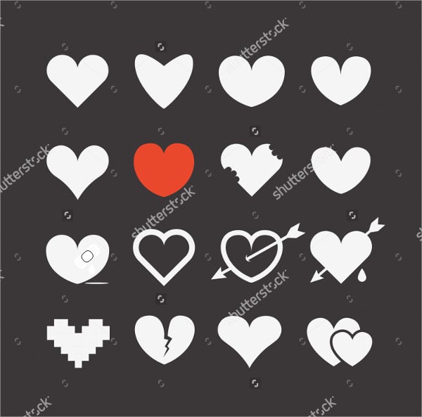 abstract heart icon
