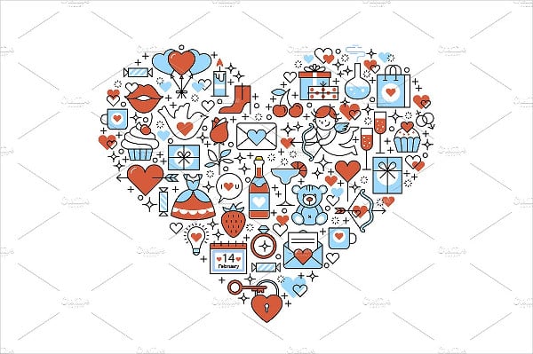 love heart romantic icon