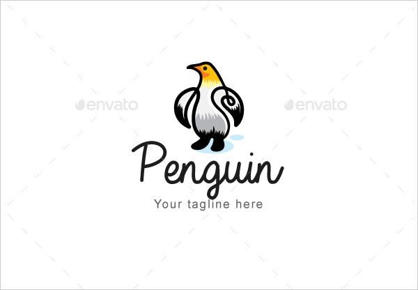bird creative penguin logo