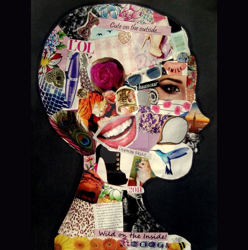 فن الكولاج Collage Art منتديات العبير