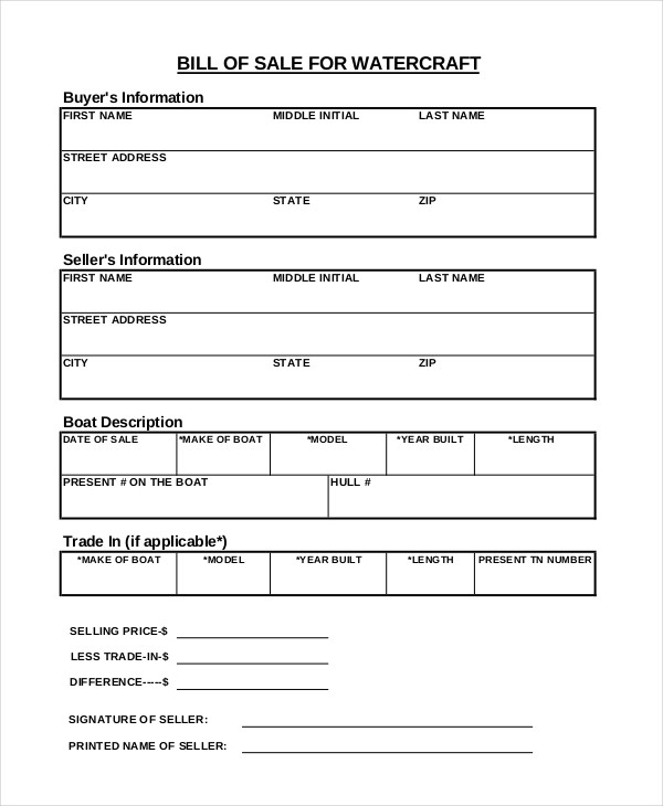 Free Georgia Vehicle Bill Of Sale Form Download Pdf Word Free 