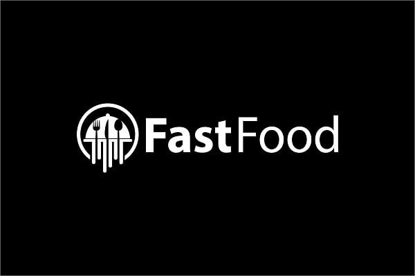 company fast food logo template