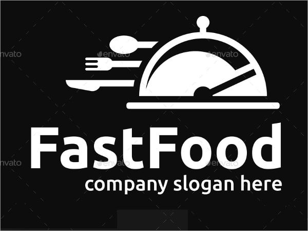 fast food logo template