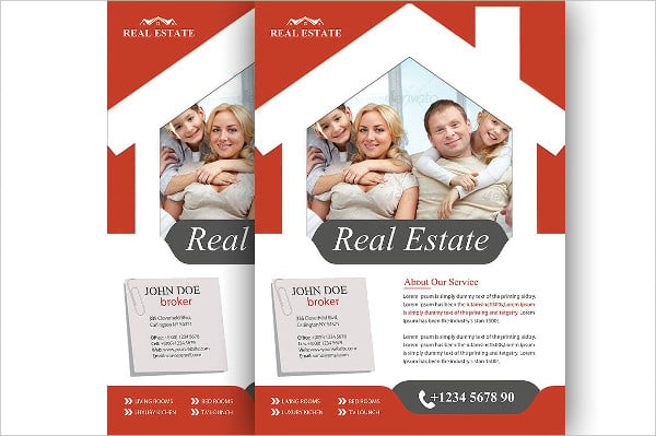 real estate flyer design template