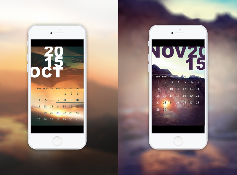 visual design calendar app free