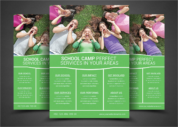 education flyer template