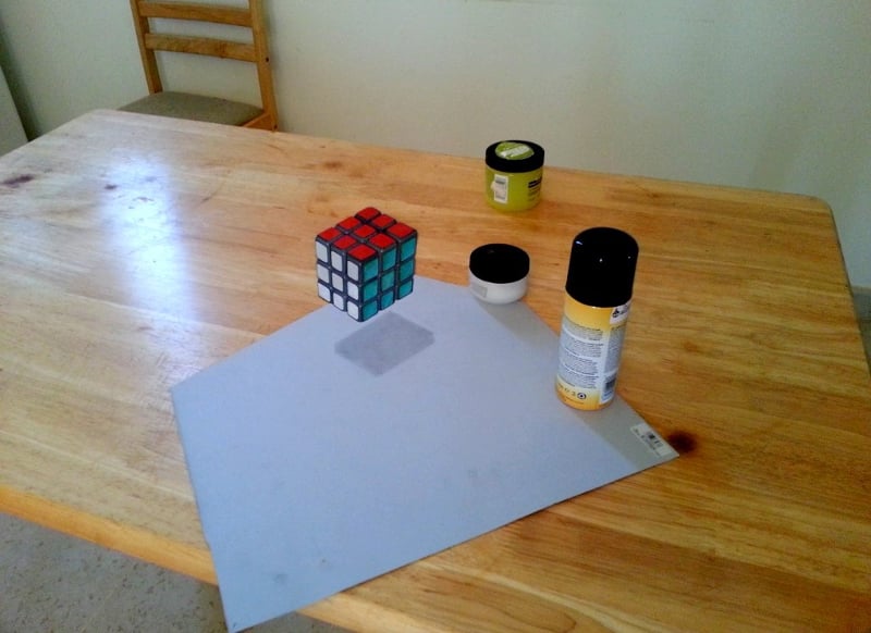 awesomeanamorphic illusion drawing of cube