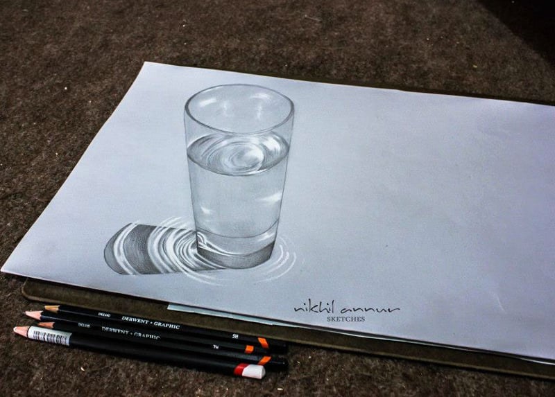 d pencil illusion drawing