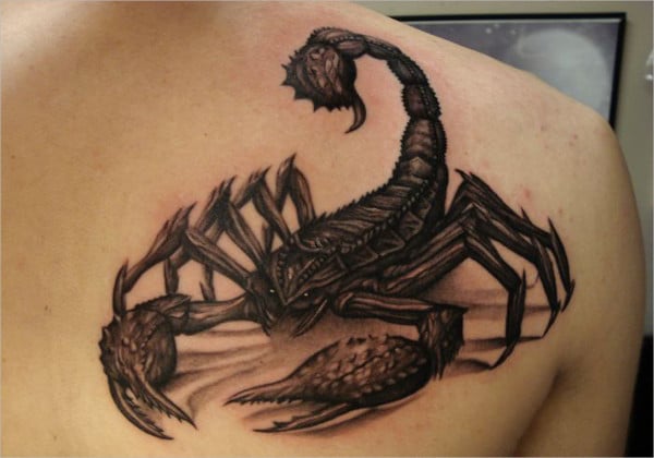 d scorpion tattoo