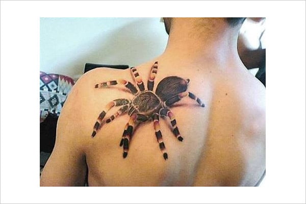 d spider tattoo