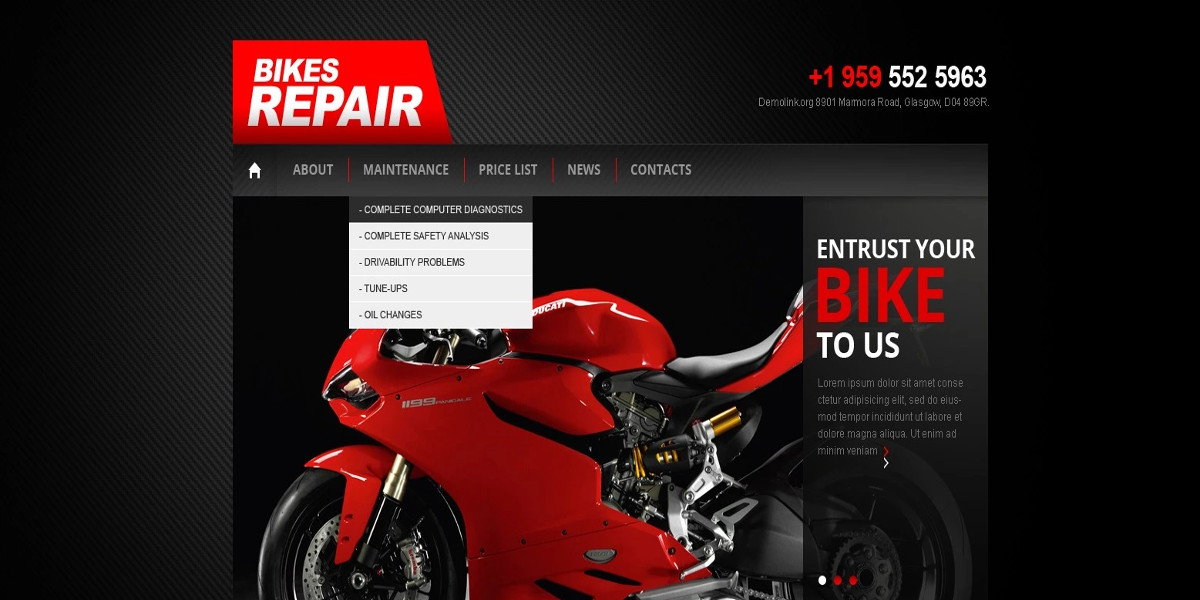 22+ Motorcycle Website Themes & Template Free & Premium Templates