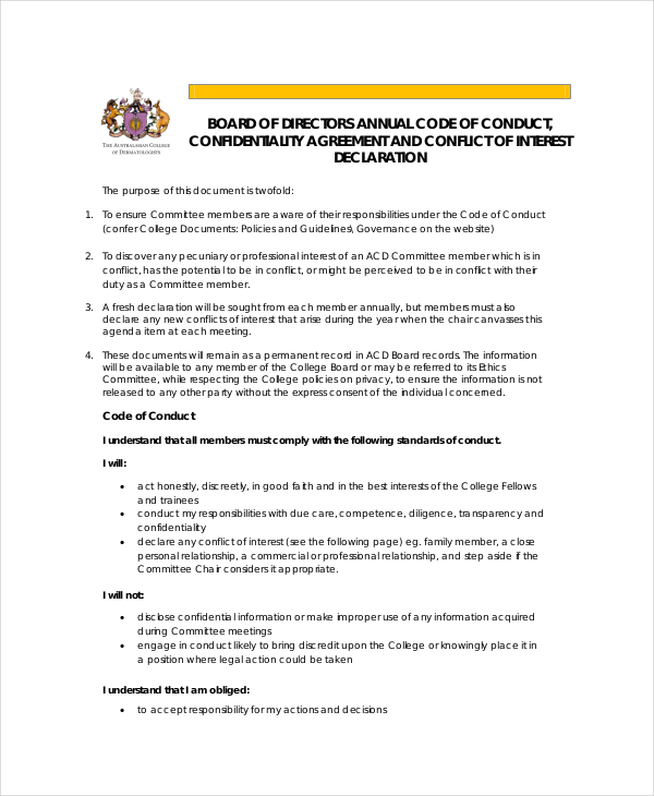 Confidentiality Agreement Template 16  Free PDF Word Download Documents