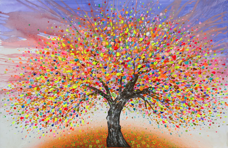 abstract tree art