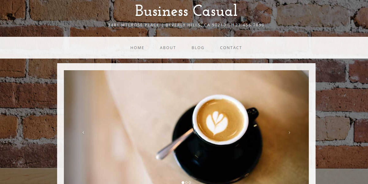 unique business bootstrap website theme