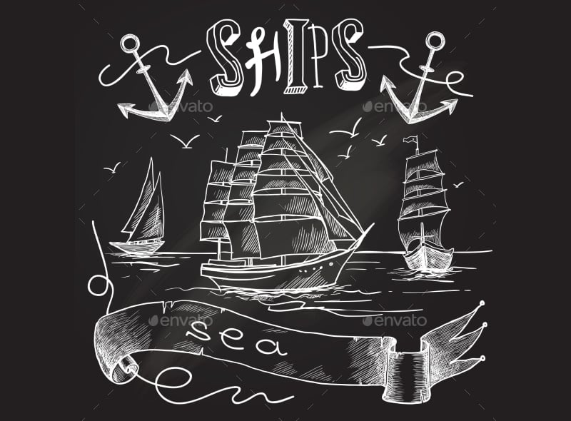 ship-chalkboard-poster