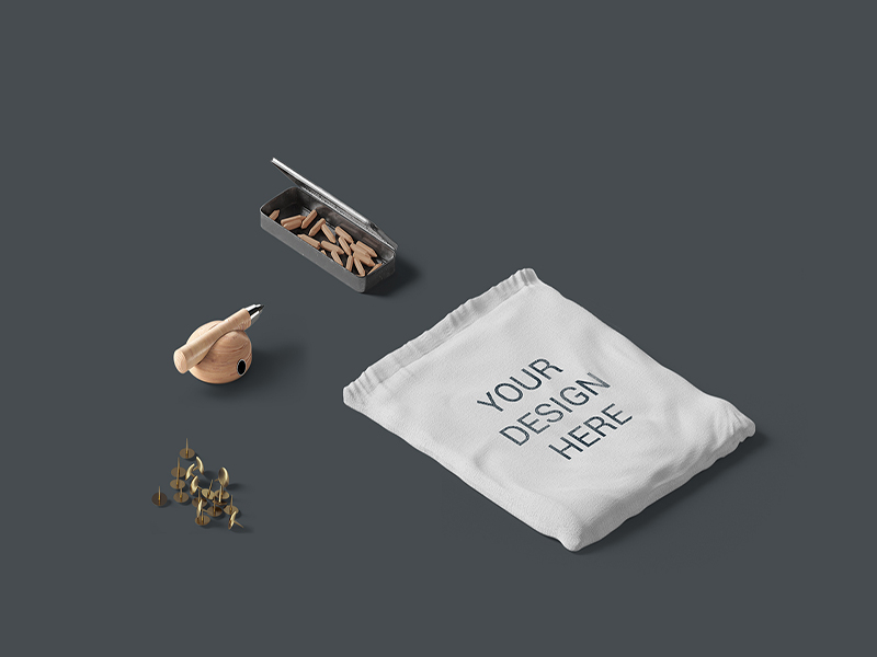 minimal bag mockup