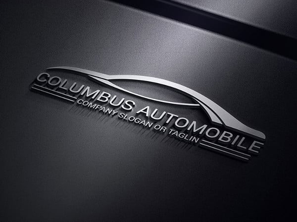 columbus automobile logo template