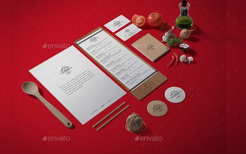 Download 19+ Beautiful Restaurant Branding Mockups - PSD | Free ...