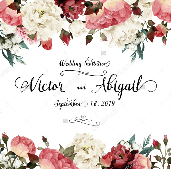 27+ Watercolor Wedding Invitations | Free & Premium Templates