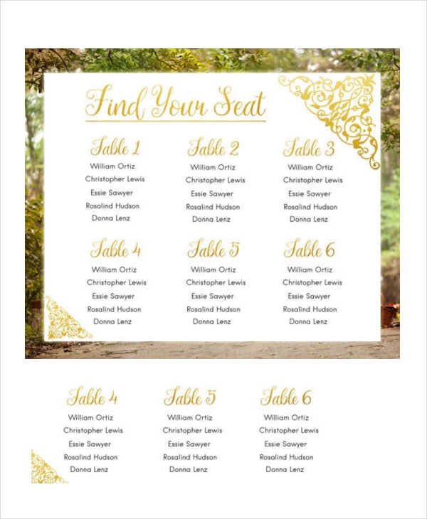 download wedding bridal shower guest list template1